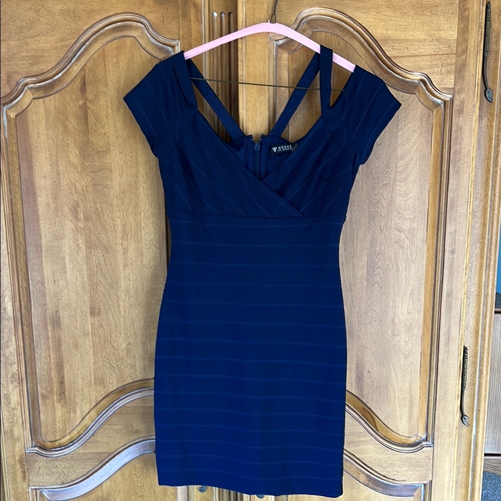 Elegant Navy Blue Dress